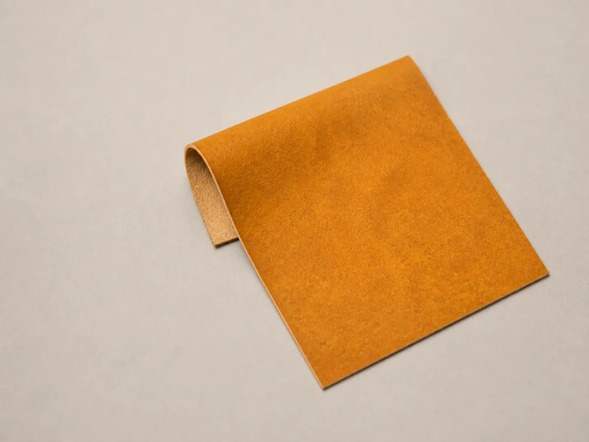 Mango Leather swatch